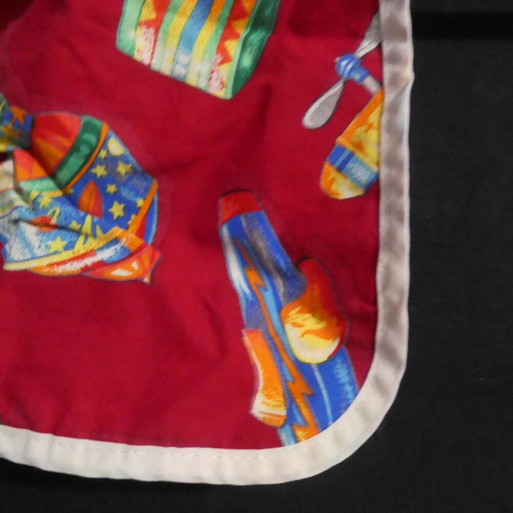 Colorful Baby Bib With Adjustable Snap Button - Picture 8 of 15